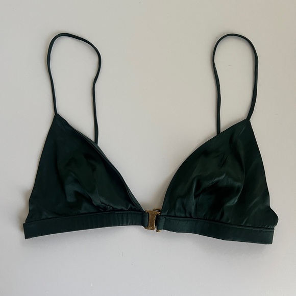 Silk Triangle Bra - Picture 1 of 5